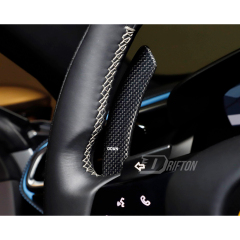Dry Carbon Fiber Interiors Kits Steering Wheel Gear Shift Paddle For Ferrari 296 GTB & GTS 2021-2025