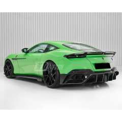 Mansory Style Dry Carbon Fiber Rear Bumper Diffuser For Ferrari Roma 2020-2025