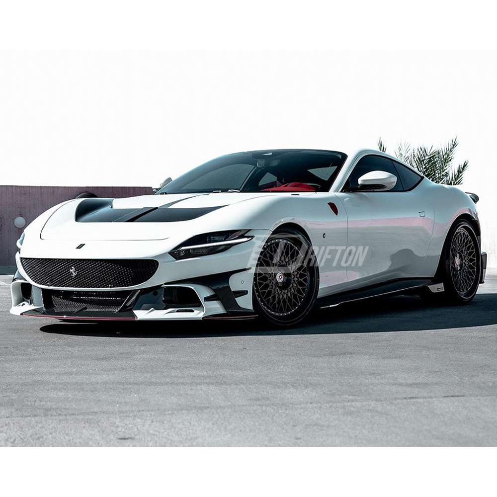 Mansory Style Partial Exposed Dry Carbon Fiber Conversion Body kits For Ferrari Roma 2020-2025