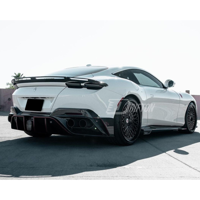 Mansory Style Partial Exposed Dry Carbon Fiber Conversion Body kits For Ferrari Roma 2020-2025