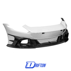 Mansory Style Partial Exposed Dry Carbon Fiber Front Bumper For Ferrari Roma 2020-2025