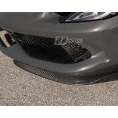 Novitec Style Dry Carbon Fiber Front Splitters Lip For Ferrari 296 GTB & GTS 2021-2025