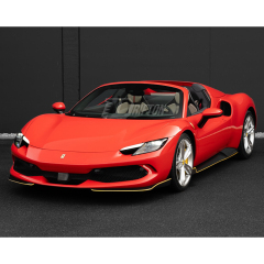 Novitec Style Dry Carbon Fiber Front Splitters Lip For Ferrari 296 GTB & GTS 2021-2025