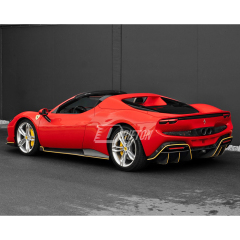 Novitec Style Dry Carbon Fiber Rear Diffuser For Ferrari 296 GTB & GTS 2021-2025