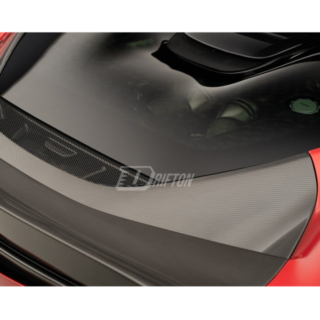 Novitec Style Dry Carbon Fiber Rear Lid Tail Section For Ferrari 296 GTB & GTS 2021-2025