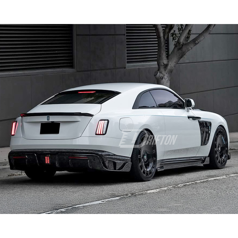 Mansory Style Dry Carbon Fiber Rear Diffuser For Rolls Royce Spectre