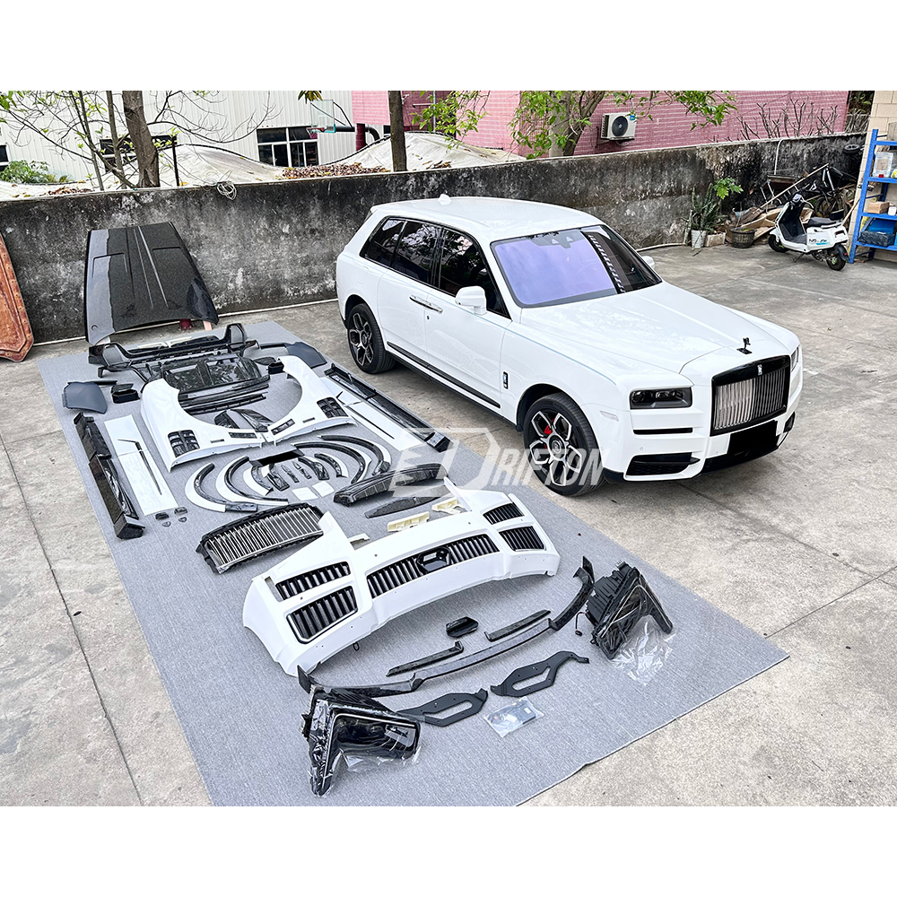 Mansory Ver.2 Style Conversion Body Kits For Rolls Royce Cullinan 2015-2028   (Partial Exposed Dry Carbon Fiber)