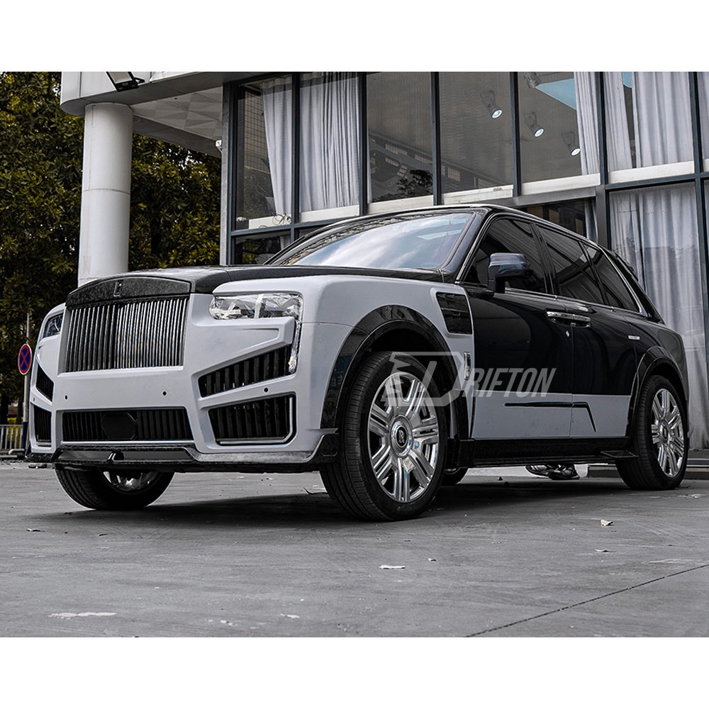 Mansory Ver.2 Style Conversion Body Kits For Rolls Royce Cullinan 2015-2028   (Partial Exposed Dry Carbon Fiber)