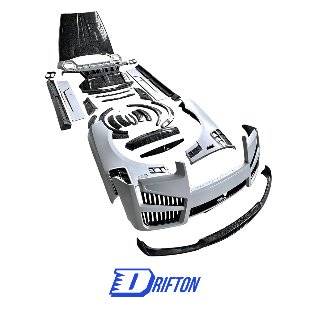 Mansory Ver.2 Style Conversion Body Kits For Rolls Royce Cullinan 2015-2028   (Partial Exposed Dry Carbon Fiber)