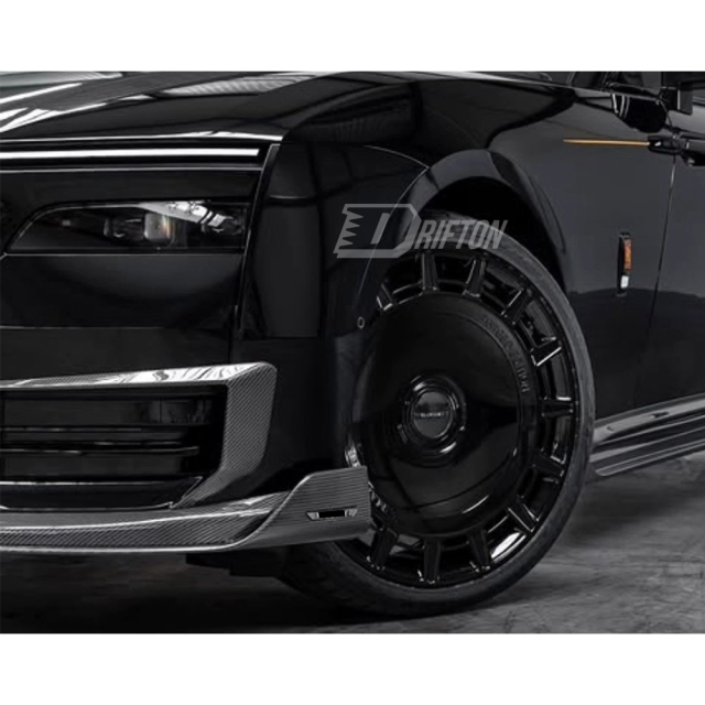 Mansory Style Dry Carbon Fiber Front Bumper Canards For Rolls Royce Spectre