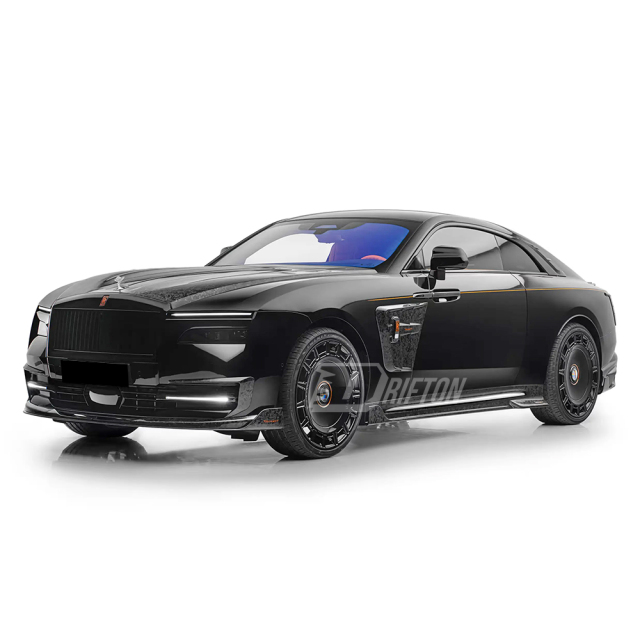Mansory Style Dry Carbon Fiber Front DRL Daytime Running Lights Set For Rolls Royce Spectre