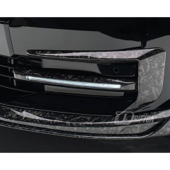 Mansory Style Dry Carbon Fiber Front DRL Daytime Running Lights Set For Rolls Royce Spectre
