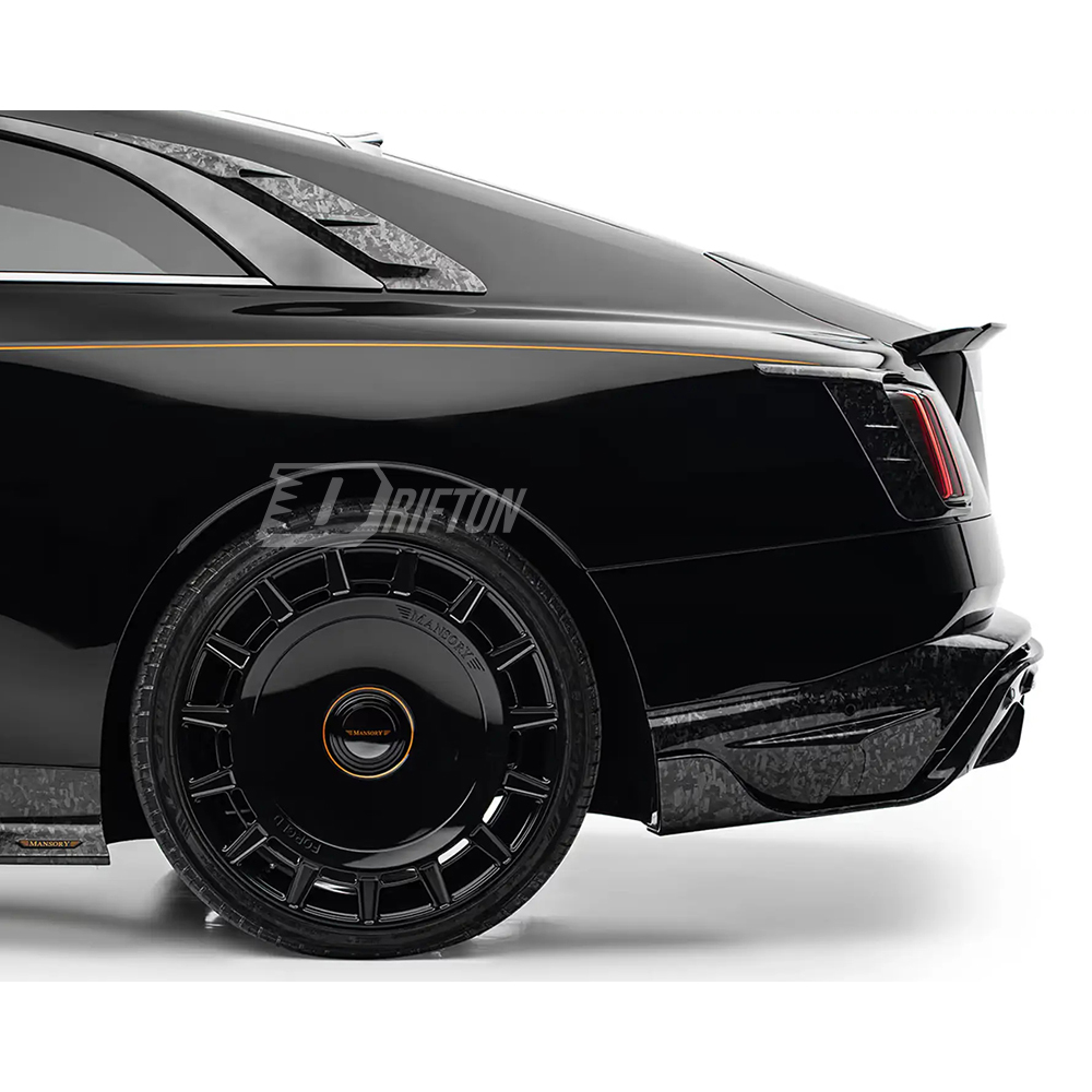 Mansory Style Dry Carbon Fiber Rear Trunk Spoiler Wing For Rolls Royce Spectre