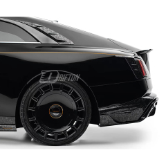 Mansory Style Dry Carbon Fiber Rear Trunk Spoiler Wing For Rolls Royce Spectre