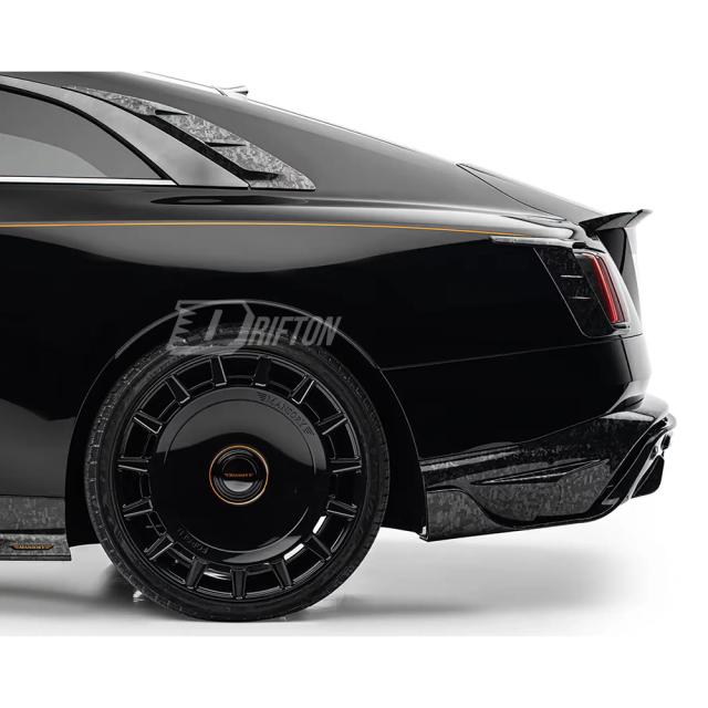 Mansory Style Dry Carbon Fiber Rear Trunk Spoiler Wing For Rolls Royce Spectre