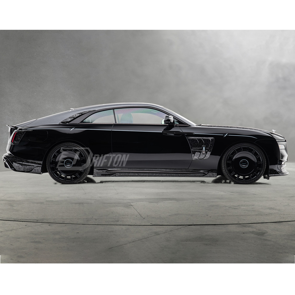 Mansory Style Dry Carbon Fiber Rear Window Side Trim For Rolls Royce Spectre
