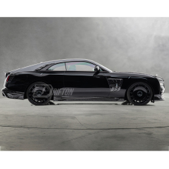 Mansory Style Dry Carbon Fiber Rear Window Side Trim For Rolls Royce Spectre