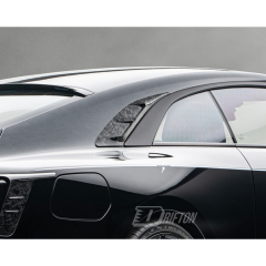 Mansory Style Dry Carbon Fiber Rear Window Side Trim For Rolls Royce Spectre