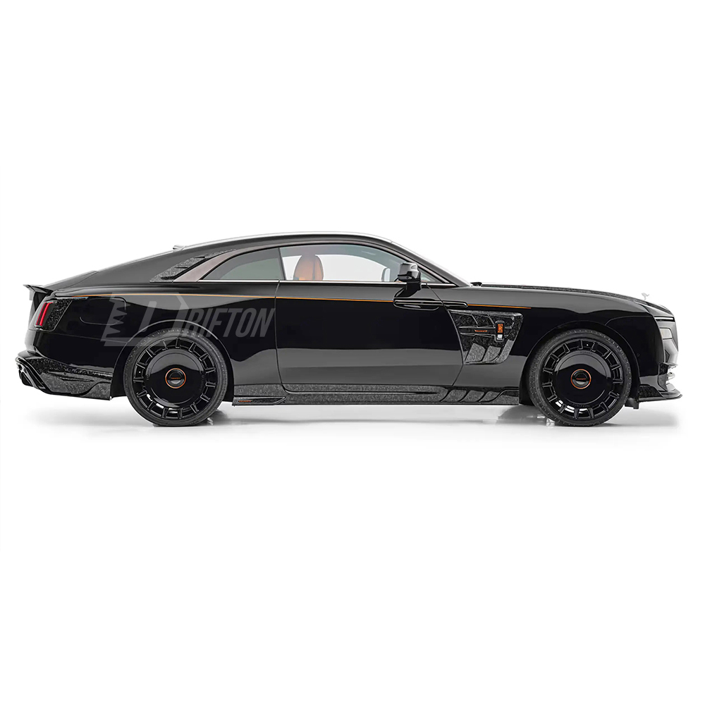 Mansory Style Dry Carbon Fiber Side Skirts For Rolls Royce Spectre