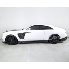 Mansory Style Dry Carbon Fiber Side Skirts For Rolls Royce Spectre