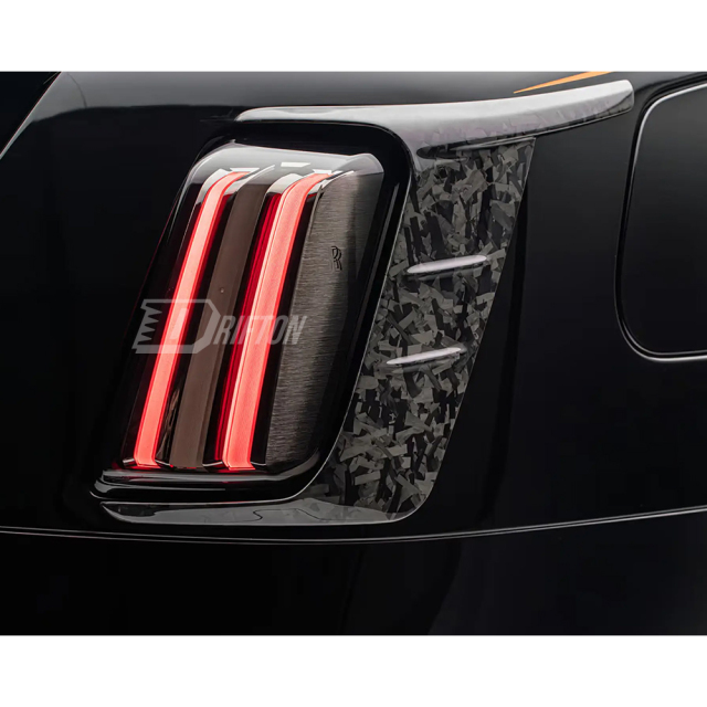 Mansory Style Dry Carbon Fiber Taillights Frame Trim For Rolls Royce Spectre
