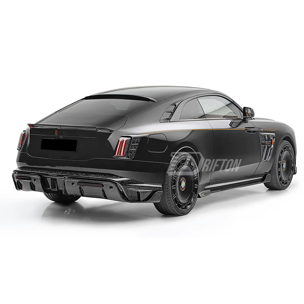 Mansory Style Dry Carbon Fiber Taillights Frame Trim For Rolls Royce Spectre