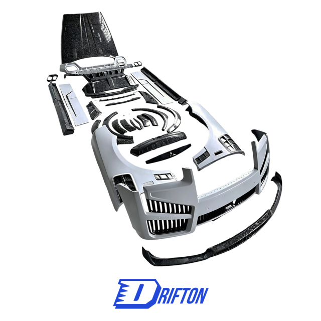 Mansory Ver.2 Style Conversion Body Kits For Rolls Royce Cullinan 2015-2028   (Partial Exposed Dry Carbon Fiber)