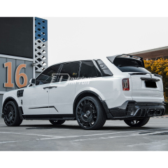 Mansory Ver.2 Style Conversion Body Kits For Rolls Royce Cullinan 2015-2028   (Partial Exposed Dry Carbon Fiber)（Center Exit Exhaust）