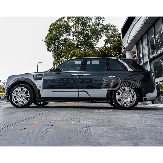 Mansory Ver.2 Style Conversion Body Kits For Rolls Royce Cullinan 2015-2028   (Partial Exposed Dry Carbon Fiber)