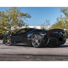 Novitec Style Dry Carbon Fiber Side Skirts For Ferrari SF90 Stradale & Spider