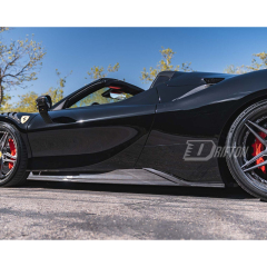 Novitec Style Dry Carbon Fiber Side Skirts For Ferrari SF90 Stradale & Spider