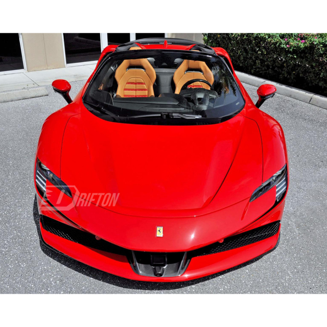 OEM ACC Style Dry Carbon Fiber Lower Front Middle Air Intake For Ferrari SF90
