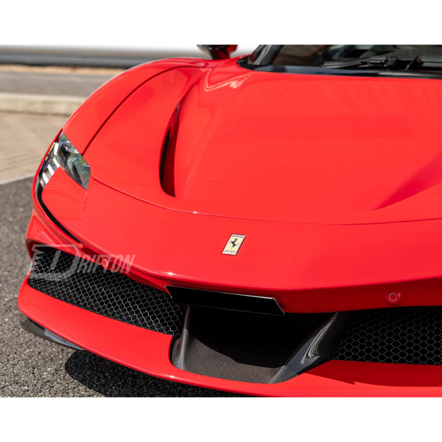 OEM Style Dry Carbon Fiber Lower Front Middle Air Intake For Ferrari SF90