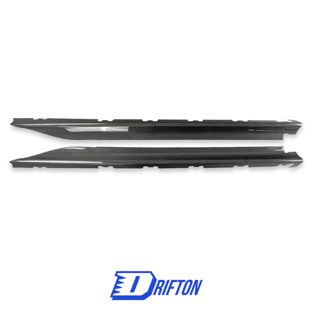 OEM Style Dry Carbon Fiber Side Skirts Trim Replacement For Ferrari SF90 Stradale & Spider