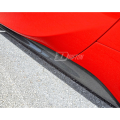 OEM Style Dry Carbon Fiber Side Skirts Trim Replacement For Ferrari SF90 Stradale & Spider