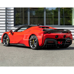 OEM Style Dry Carbon Fiber Side Skirts Trim Replacement For Ferrari SF90 Stradale & Spider