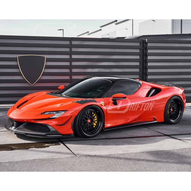 RYFT Style Dry Carbon Fiber Aero Body Kits For Ferrari SF90