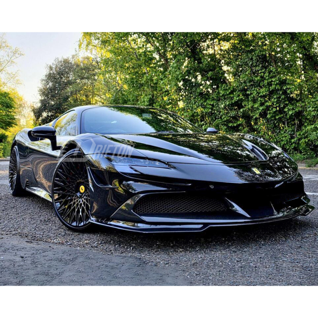 RYFT Style Dry Carbon Fiber Middle Front Lip For Ferrari SF90