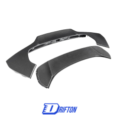 RYFT Style Dry Carbon Fiber Rear Spoiler Wing Set For Ferrari SF90