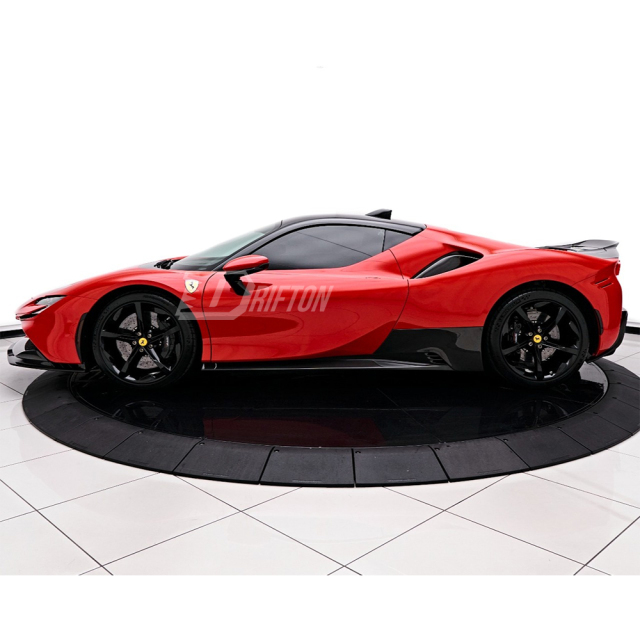 RYFT Style Dry Carbon Fiber Side Skirts For Ferrari SF90