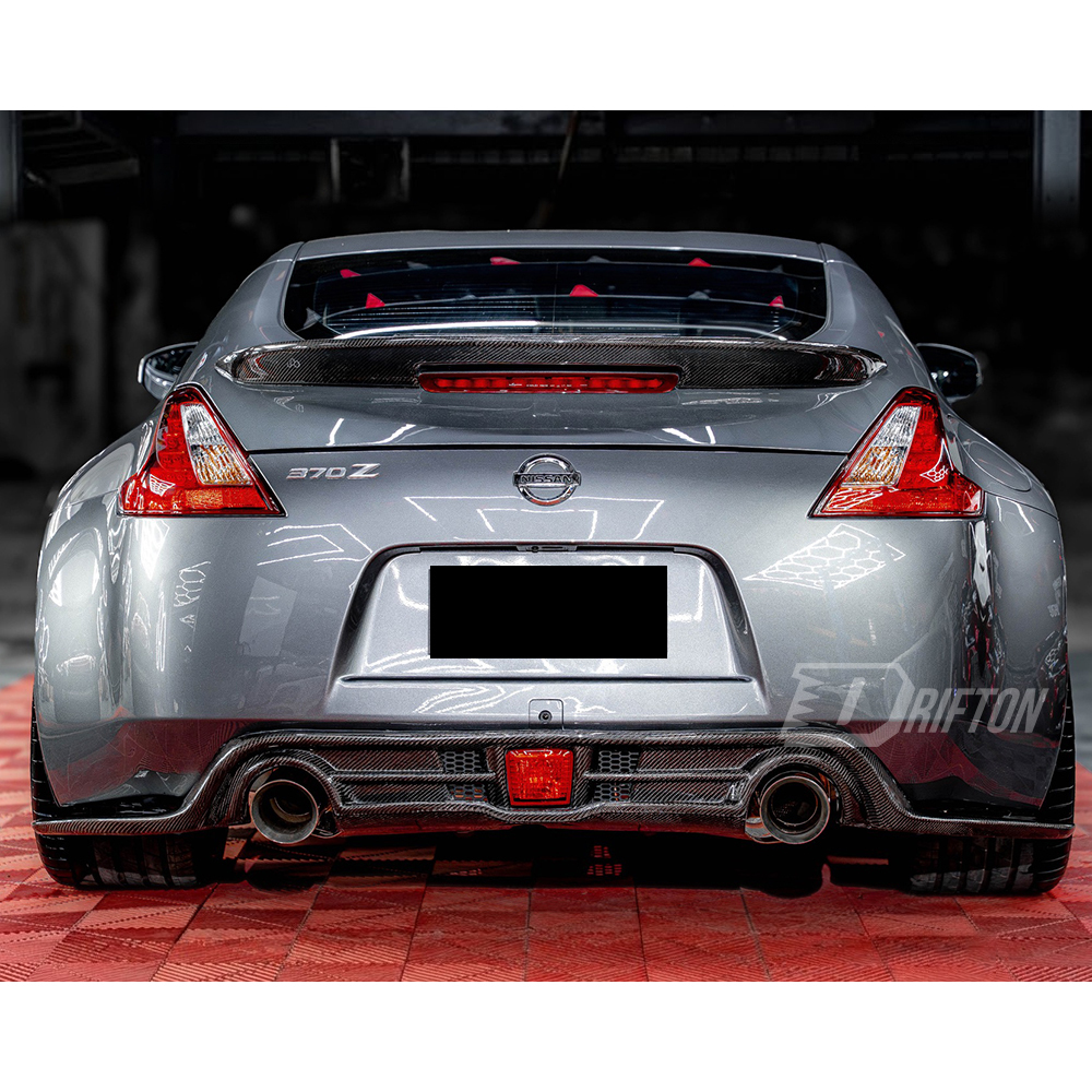 Varis Style Carbon Fiber Trunk Spoiler For Nissan 370Z Z34 2008-2019