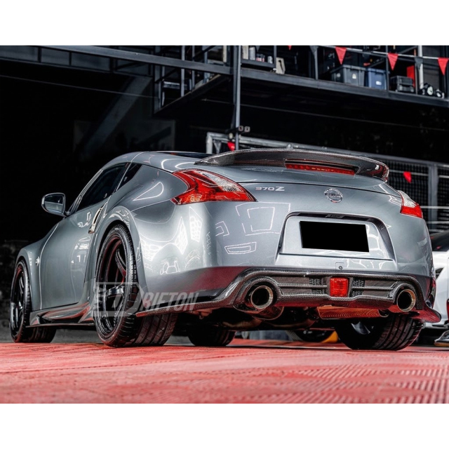 Varis Style Carbon Fiber Trunk Spoiler For Nissan 370Z Z34 2008-2019