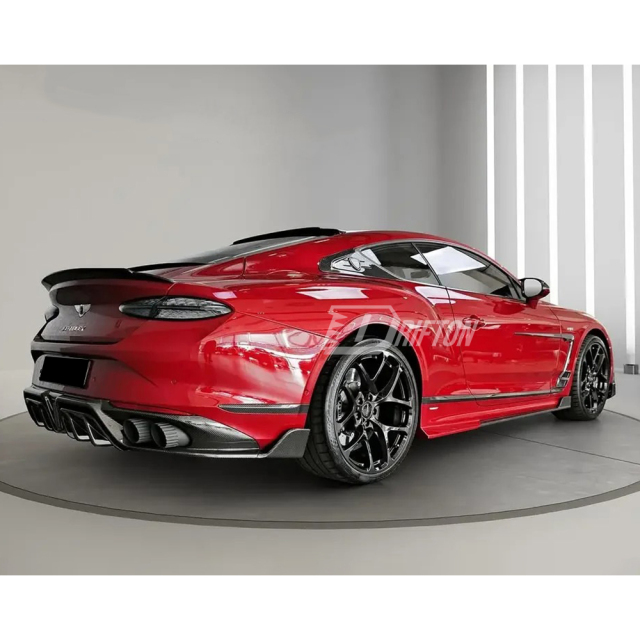 Mansory Style Dry Carbon Fiber Rear Trunk Spoiler For Bentley Continental GT 2025+
