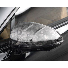 Mansory Style Dry Carbon Fiber Side Mirror Caps For Bentley Continental GT & GTC 2025+