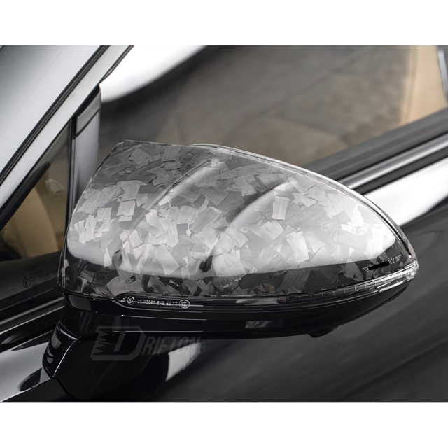 Mansory Style Dry Carbon Fiber Side Mirror Caps For Bentley Continental GT & GTC 2025+