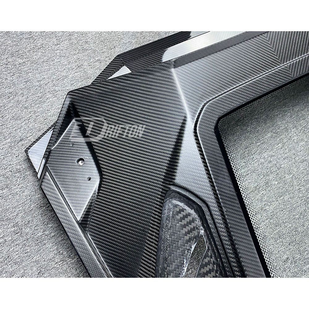 Tecnica Style Dry Carbon Fiber Rear Engine Cover For Lamborghini Huracan LP610 & LP580 & EVO & Tecnica 2014-2025