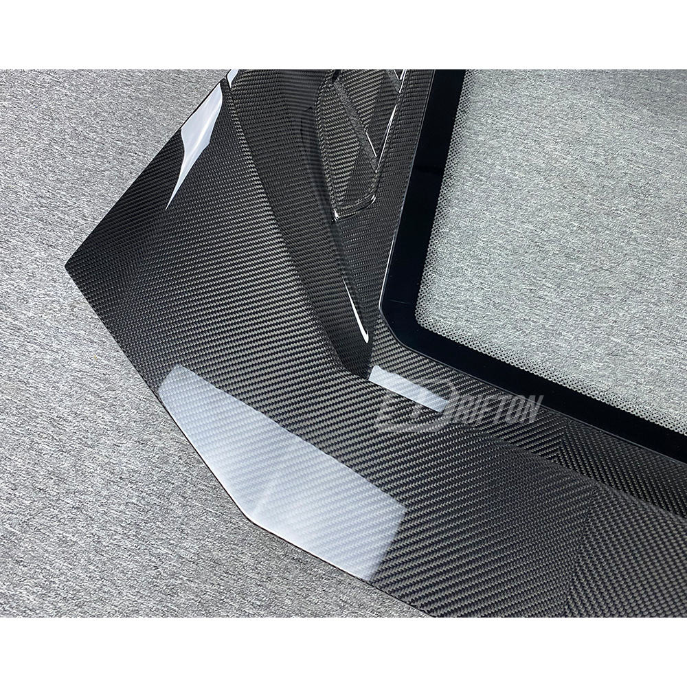 Tecnica Style Dry Carbon Fiber Rear Engine Cover For Lamborghini Huracan LP610 & LP580 & EVO & Tecnica 2014-2025 (9)