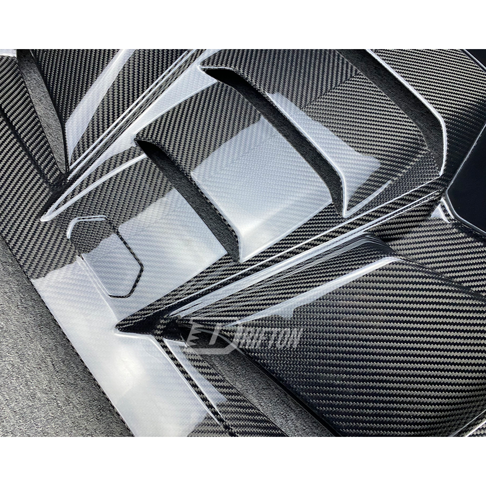 Tecnica Style Dry Carbon Fiber Rear Engine Cover For Lamborghini Huracan LP610 & LP580 & EVO & Tecnica 2014-2025