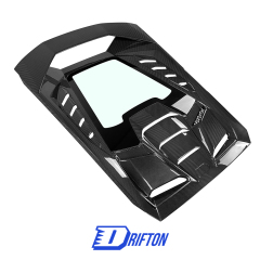 Tecnica Style Dry Carbon Fiber Rear Engine Cover For Lamborghini Huracan LP610 & LP580 & EVO & Tecnica 2014-2025