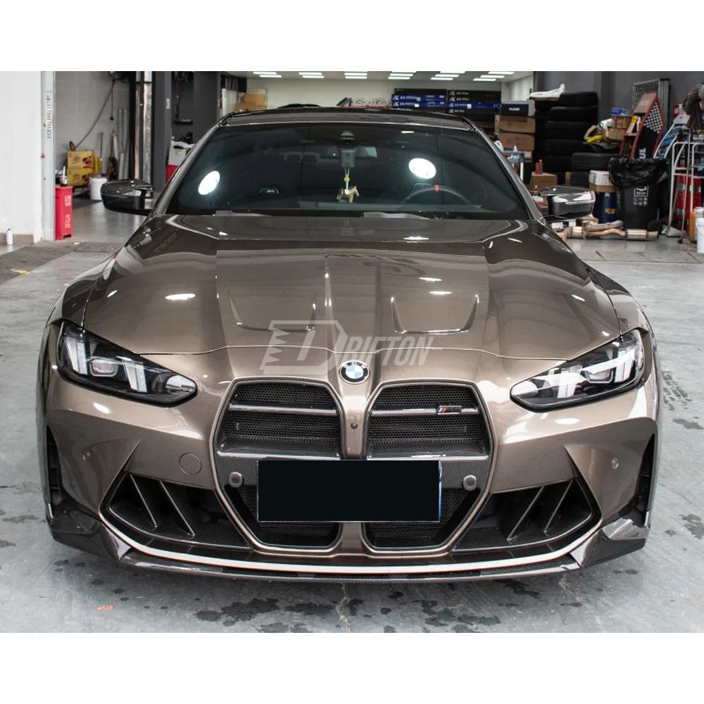 MP Style Dry Carbon Fiber Front Lip For BMW G80 M3 G82 M4 2020-2024